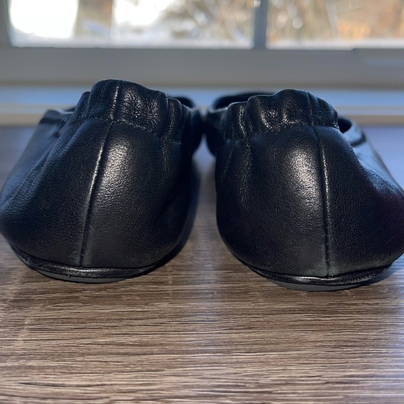 TORY BURCH Black Minnie Travel Ballet - Picture 4 of 5
